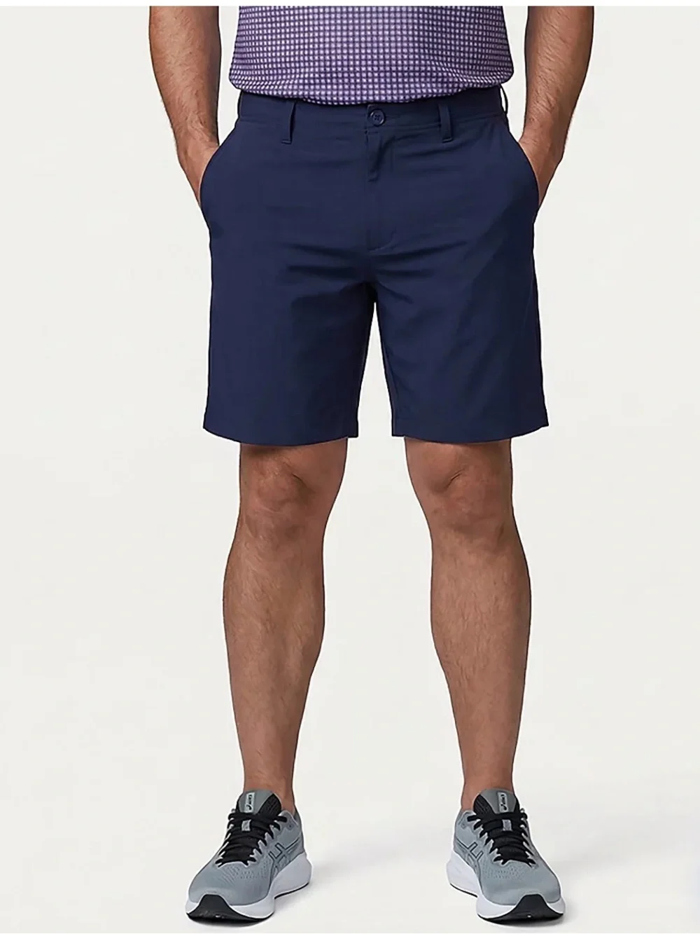 BCG Men's Navy Blue Performance Golf Shorts - Size 34